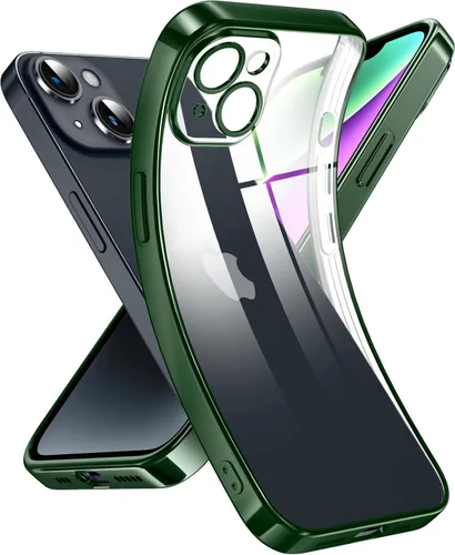 Miniatura 35 de Supdeal Funda transparente para iPhone 13 Pro, no amarillea, protección de cámara, probada en caídas de grado militar, transparente, a prueba