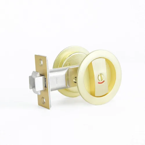 Miniatura 27 de Dontay Cerradura de indicadores codificados por color para puerta de bolsillo, cerradura de manijas de privacidad (cama/baño), fondo de 2-3/8 Negro