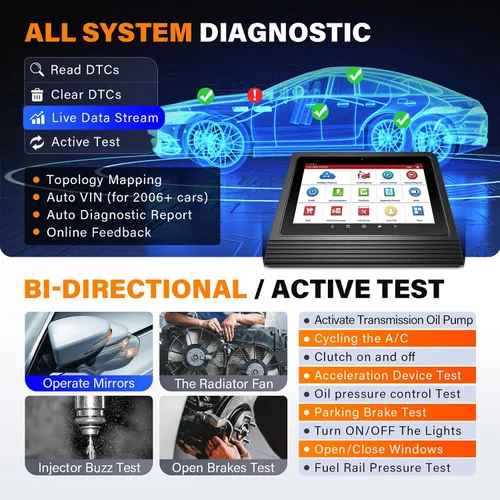 Miniatura 5 de Launch X431 PRO3 (V+) V5.0 2026 Herramienta de escaneo bidireccional mejorada, mapa de topología OEM, escaneo de camiones HD, AutoAuth para FCA SGW