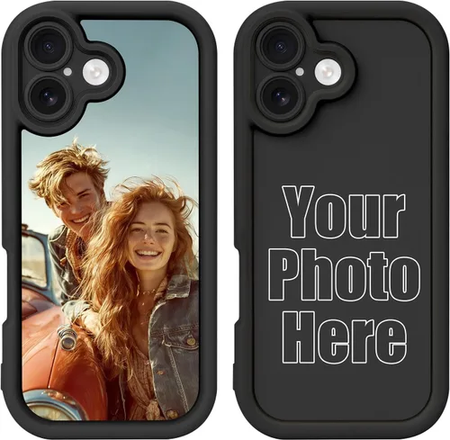 Miniatura 29 de Funda con foto personalizada para iPhone 11, diseña tu propia imagen personalizada, regalo personalizable para cumpleaños, amigos, familia, funda