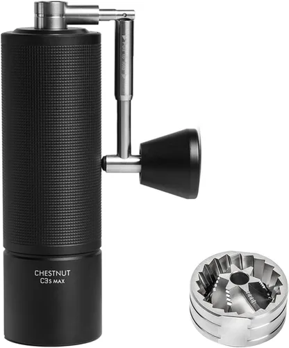 Miniatura 12 de TIMEMORE Chestnut C3 ESP Pro - Molinillo de café manual, molinillo de café manual S2C de acero inoxidable con mango plegable, ajuste de molienda