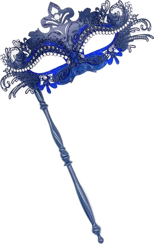 Miniatura 22 de Máscara veneciana para mujeres y hombres, para fiesta de disfraces, baile de graduación, Halloween, Mardi Gras