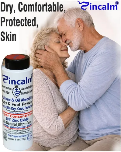 Miniatura 9 de Zincalm - Polvo totalmente natural para cuerpo y pies, concentrado 50% de zinc, sin almidón de maíz, absorción de humedad, antirozaduras, fricción