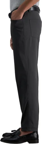 Miniatura 3 de Haggar - Pantalón deportivo de viaje para hombre, ajuste recto, 5 bolsillos, elástico, casual, con tecnología Performance