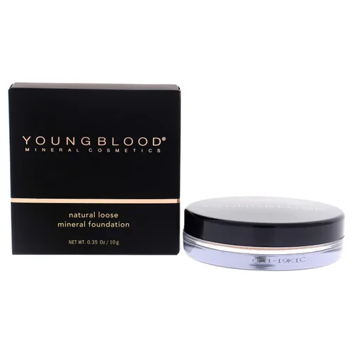 Miniatura 8 de Cosméticos Minerales Youngblood, polvo suelto natural mineral de base, Barely Beige