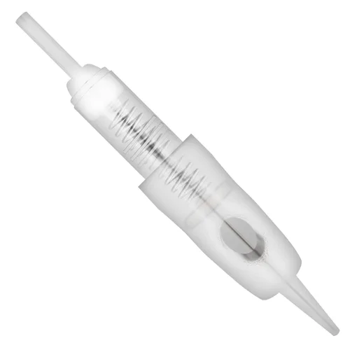 Guapa - Aguja de cartucho de 0.31 pulgadas (0.354 in), 20 agujas de nano-puntas de 1R-0.010 in, agujas de cartucho de maquillaje permanente, agujas