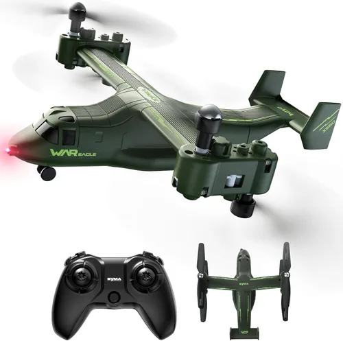 Helicóptero RC Militar X550 de SYMA, control remoto de 4 canales con velocidad alta y baja, múltiples acrobacias de vuelo, mantenimiento de altitud,