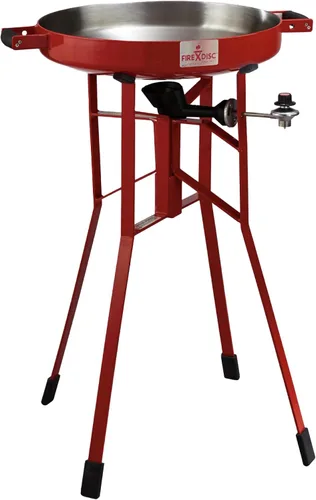Miniatura 9 de FIREDISC 215 Cocina de Propano de Mesa Ultra Portátil en Rojo Bombero TCGFD215R, la Estufa de Campamento de Disco de Arado de 16.5 pulgadas es una