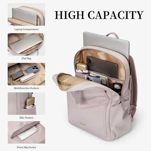 Miniatura 3 de GOLF SUPAGS - Mochila para portátil para mujer, casual, bolsa de día, para el trabajo, de viaje, mochila para portátil, para portátiles de 14/16