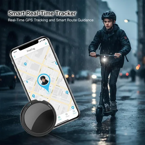 Miniatura 2 de Rastreador de coche compatible con Apple Find My (solo iOS), dispositivo de seguimiento GPS con funda magnética oculta, localizador antirrobo, sin