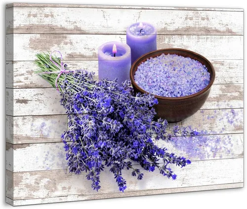 Miniatura 8 de KERPEESU Lienzo para baño, diseño de flores, diseño moderno de granja, pintura para dormitorio, acuarela, decoración de pared, obra de arte Marrón