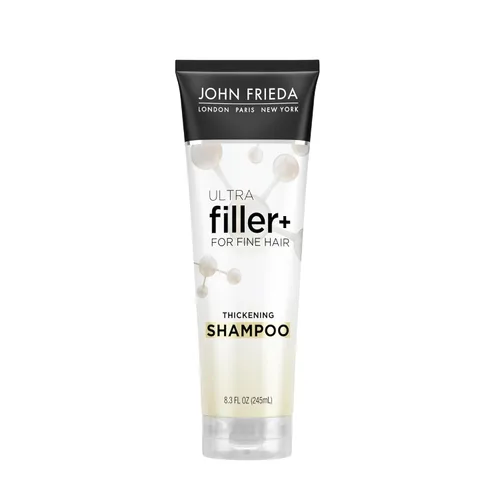 Miniatura 13 de John Frieda ULTRAfiller+ Champú espesante para cabello fino y adelgazante, champú voluminizador con biotina y ácido hialurónico, 8.3 fl oz
