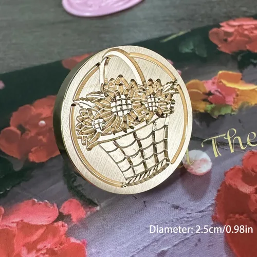 Miniatura 5 de 4 sellos de cera de repuesto para cabeza de sello de rosa, margarita, girasol, retro, antiguos, sellos de cera de sellado para invitaciones de boda