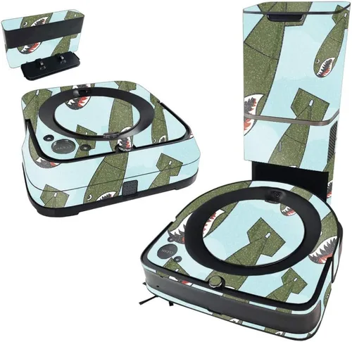 Miniatura 5 de MightySkins - Piel brillante con purpurina compatible con iRobot Roomba s9+ Vacuum y Braava Jet m6 Bundle – Mariposas Acabado protector