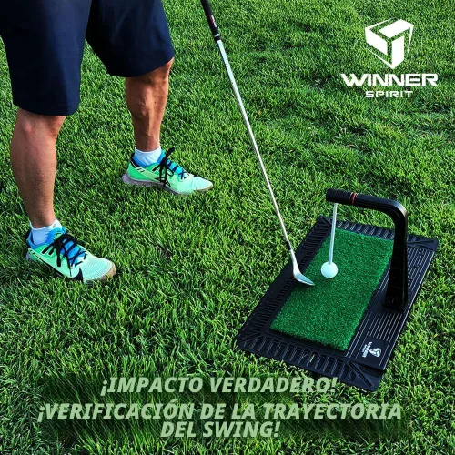 Miniatura 2 de WINNER SPIRIT Real Swing 300 Golf Swing & Hitting Trainer, True Impact, Comprobación de camino después de swing Alfombrilla de práctica