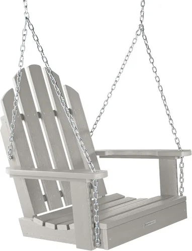 Miniatura 7 de highwood Classic Westport Adirondack - Columpio de porche para 1 persona, color negro