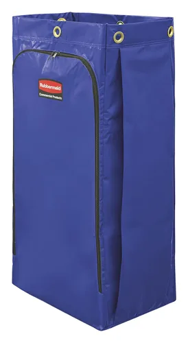 Miniatura 3 de Rubbermaid Commercial Products Bolsa para Carrito de Limpieza/Utilidad de Alta Capacidad, 34 Galones, Roja, Compatible con Carritos de Limpieza Rojo