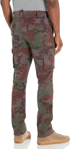 Miniatura 2 de HUDSON Pantalón cargo militar delgado apilado para hombre