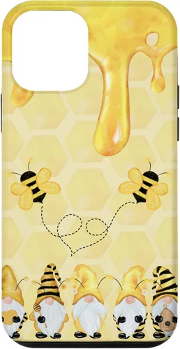 Miniatura 16 de Carcasa divertida para iPhone 16 con diseño de gnomos de abejorros para Halloween