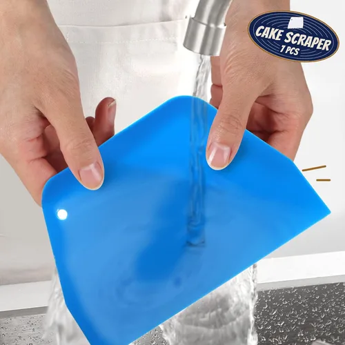 Miniatura 7 de Teenitor Raspador de Pasteles Alisador de Pasteles, 7 Piezas Herramientas para Pasteles Raspador de Glaseado Raspador de Pasteles Alisador