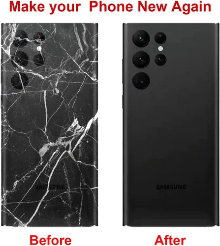 Miniatura 4 de Reemplazo de cristal trasero trasero para Samsung Galaxy S22 Ultra 6.8 pulgadas 5G con kit de herramientas de reparación y adhesivo preinstalado