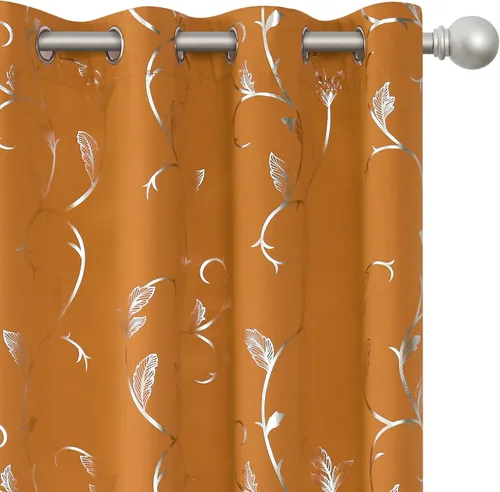 Miniatura 39 de BUHUA Cortinas Opacas de 63 Pulgadas de Largo, 2 Paneles con Aislamiento Térmico, Tratamiento de Ventana para Dormitorio, Cortinas Oscurecedoras