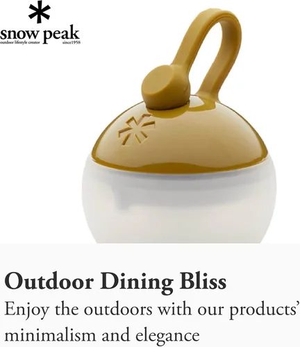 Miniatura 4 de Snow Peak Hozuki - Mini linterna, compacta, brillante, portátil, luz de campamento, color dorado