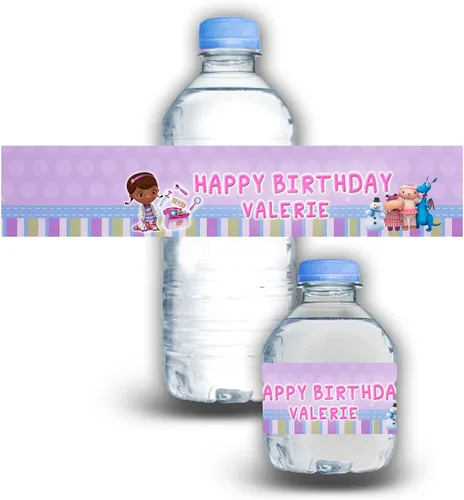 Miniatura 22 de Calcomanías impermeables para botellas de agua para niños, personalizables, paquete de 12 (coches)