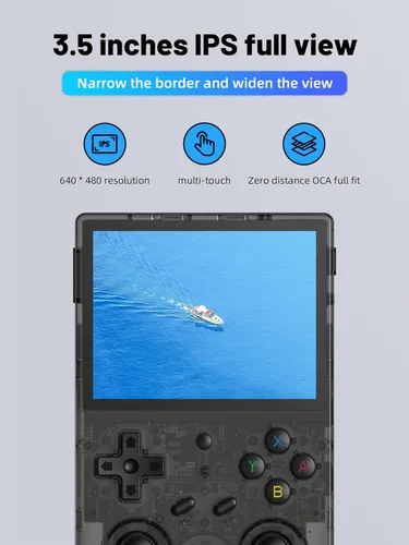 Miniatura 3 de Consola de juegos portátil RG353V Retro, sistema operativo dual Android 11 y Linux compatible con 5G WiFi 4.2 Bluetooth Moonlight Streaming Salida
