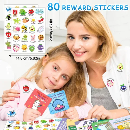 Miniatura 5 de 160 tarjetas de broma para niños, fiambrera, chistes para niños, notas inspiradoras para el almuerzo para niños y niñas, estudiantes, notas