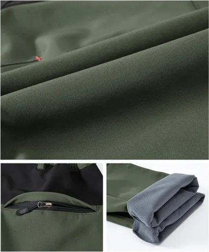 Miniatura 6 de Gopune Pantalones de invierno para mujer, senderismo, esquí, snowboard, impermeables, softshell aislantes