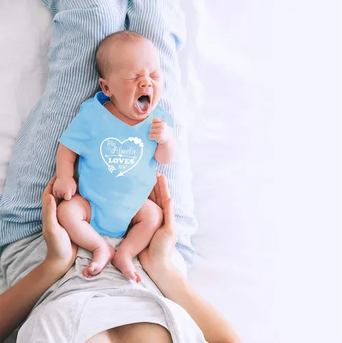 Miniatura 26 de CBTwear My Abuela Loves Me – Ropa de bebé – Divertido traje de bebé para recién nacido para niños y niñas