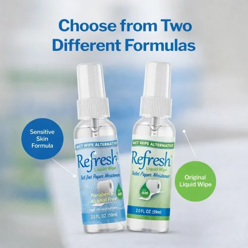 Miniatura 9 de Refresh - Aerosol de papel higiénico (2 onzas líquidas / 2.0 fl oz de tamaño de viaje), alternativa de toallitas húmedas desechables sin alcohol