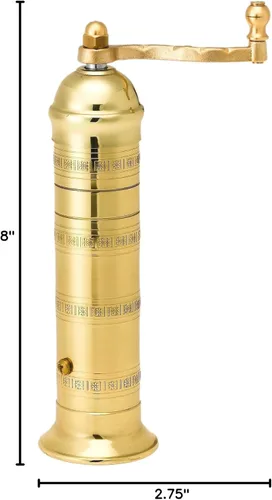 Miniatura 2 de Molinillo de pimienta Atlas de Pepper Mill Imports, de latón, 8
