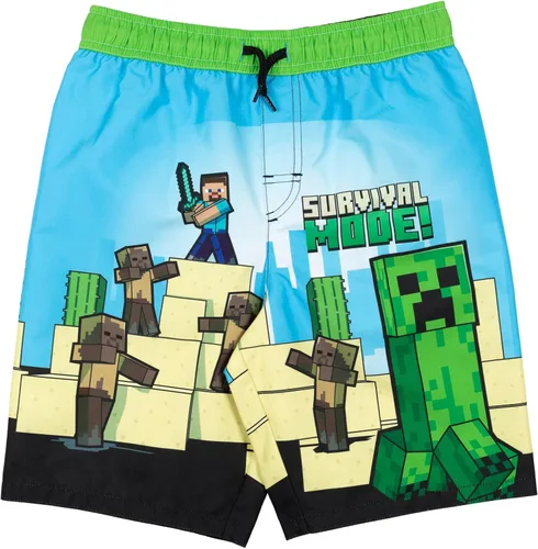 Miniatura 6 de Minecraft Zombie Steve Mobs - Traje de baño de 3
