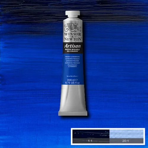 Miniatura 3 de Winsor & Newton Artisan - Pintura al óleo mezclable con agua Ultramarino francés