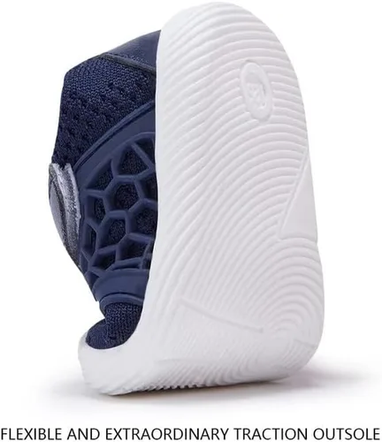 Miniatura 4 de BMCiTYBM Zapatos para caminar de malla transpirable para bebés, niños y niñas, ligeros, antideslizantes, para primeros pasos, 6, 9, 12, 18, 24 meses