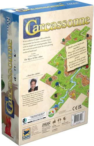 Miniatura 3 de Asmodee Carcassonne Juego de Mesa - Juego Clásico de Estrategia de Colocación de Fichas, Diversión Familiar, Aventura Medieval para Niños y Adultos