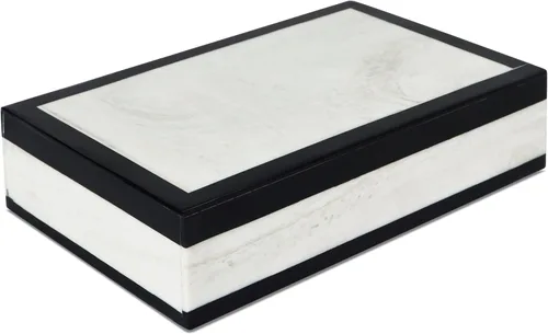 Miniatura 78 de Handicrafts Home Caja de recuerdo decorativa de 8 x 5 – Pequeña caja organizadora con tapa, almacenamiento decorativo Boho, caja de memoria retro