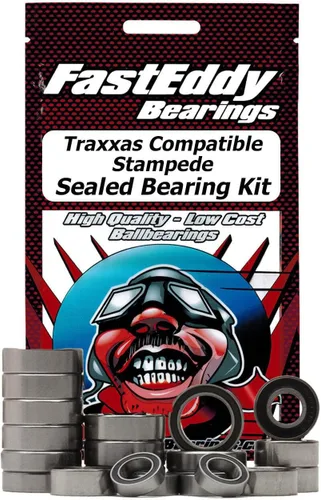 FastEddy Bearings Compatible con el kit de rodamientos sellados de estampida Traxxas