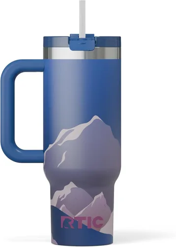 Miniatura 40 de RTIC Vaso Tumbler de Viaje por Carretera de 30 oz con Doble Pared Revestido de Cerámica Aislado Taza Portátil de Café de Viaje de Acero Inoxidable