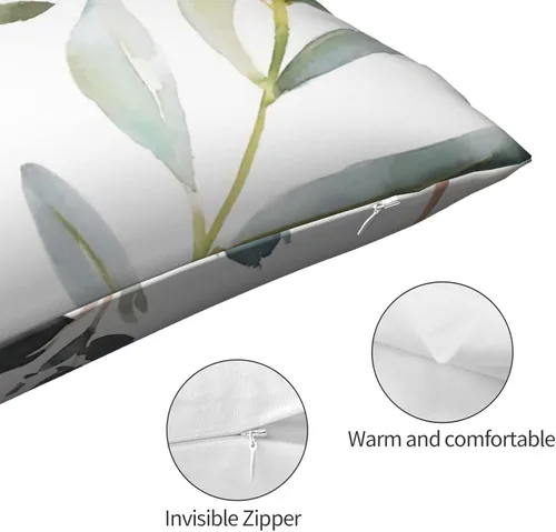Miniatura 5 de Funda de almohada de caballos con múltiples capas de caballos florales, tamaño Queen, funda de almohada suave de 20 x 30 pulgadas, duradera