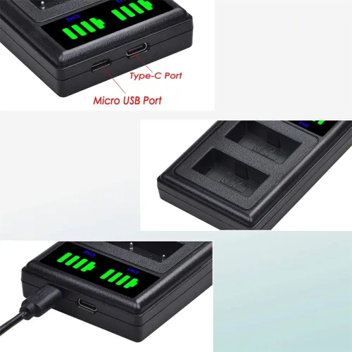 Miniatura 8 de Paquete de 3 baterías NB-2L NB-2LH y cargador USB dual NB2L para Canon DC301, DC310, DC320, DC330, DC410, DC420, Elura 40, 50, 60, 65, 70, 80, 85