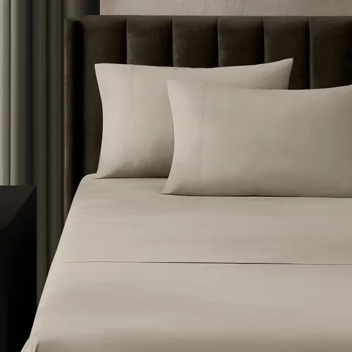 Miniatura 10 de Pure Parima Ultra percal Hotel Collection - Juego de sábanas de 100% algodón egipcio certificado, tamaño individual XL, color hueso