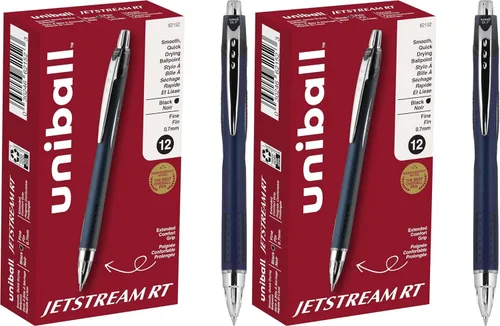 Miniatura 9 de Uniball 70879 Uni-Ball Jetstream Punta Fina 0.7 Mm Paquete de 3, Surtido