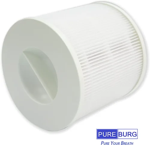 Miniatura 4 de PUREBURG Filtros de repuesto compatibles con purificador de aire Bagotte BAP10, filtro BAP10-HF, 2 unidades H13 True HEPA carbón activado 2 en 1