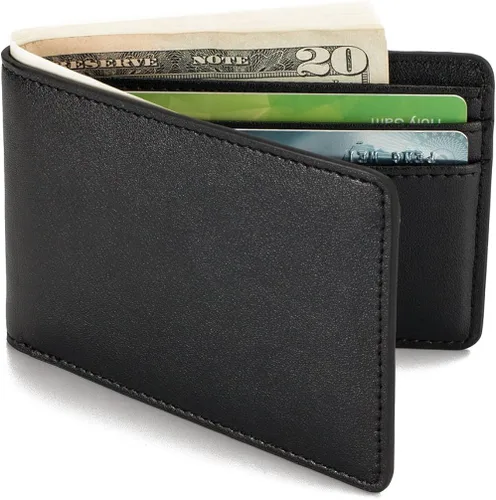 Miniatura 2 de Cartera delgada con bolsillo frontal para hombre con bloqueo RFID