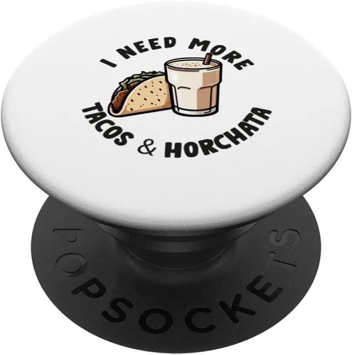 Miniatura 6 de Tacos & Horchata Mexican Food Lover Cinco de Mayo Mexicana PopSockets MagSafe PopGrip for iPhone
