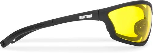 Miniatura 3 de Bertoni Gafas de sol de seguridad deportiva con adaptador óptico 100% protección UV a prueba de viento lente antivaho AF100 Italia