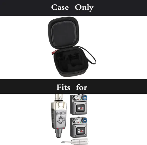 Miniatura 7 de Mchoi Estuche de transporte duro para Xvive U4/U4R sistema de monitoreo intrauditivo inalámbrico, estuche protector de viaje para monitor